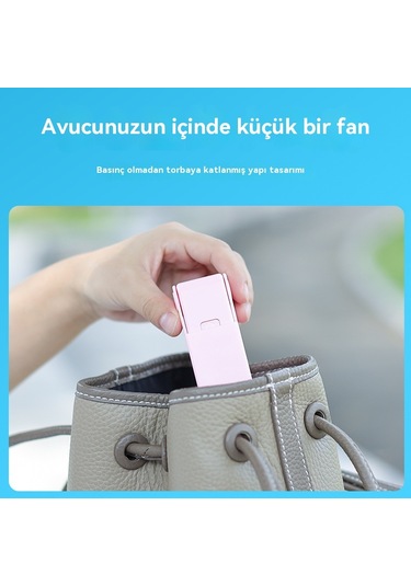 Aurora Usb Küçük Fan Cebi Katlanır El Tipi Elektrikli Fanşarj Edilebiler