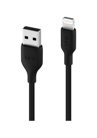 Linktech C482e 12w 2x Usb + Lightning Usb Kablo Araç İçi Şarj Aleti Set Siyah