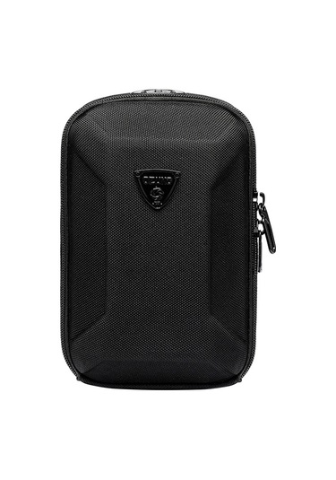 Youtek Erkekler İçin Çok Fonksiyonlu Mini Çanta - Eva Kabuk, Dayanıklı, Suya Dayanıklı, Elle/torba Kullanıma Uygun Siyah Siyah