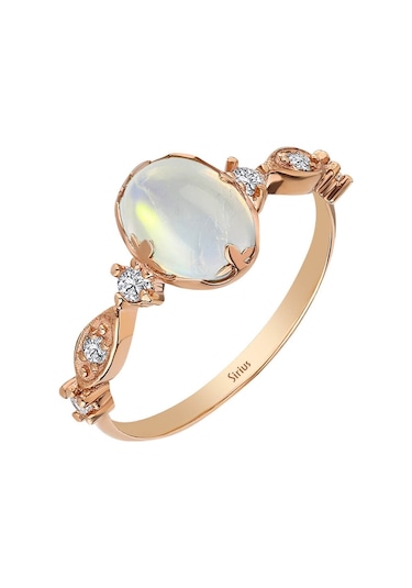 Sirius Pırlanta Ve Ay Taşlı Selene Yüzük 0842R0018