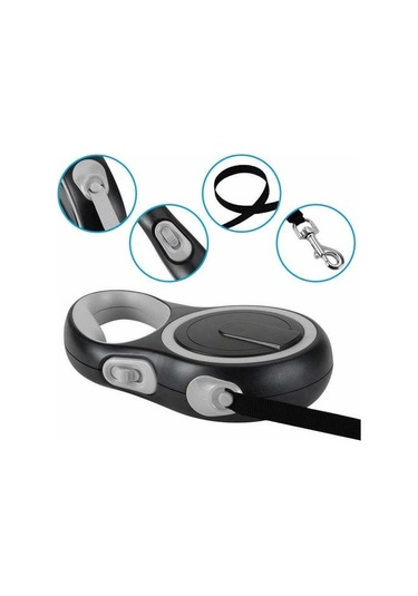 Soulader Otomatik Çekmeli 8 Metre Rulet Tasma Büyük Köpekler İçin Esnek İpi Uzayan Köpek Tasması Yürüyüş Koşumları Ve Eğitim Aksesuarları