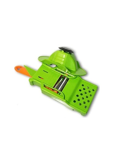 Soyucu, Dilimleyici, Çok Amaçlı Mutfak Seti, Meyve Sebze Soyucu Ve Bıçaklı Dilimleyici Çok Renkli