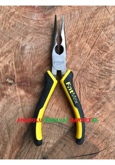 Stanley Eğri Uçlu Kargaburun Pense 160Mm Çelik Uçlu