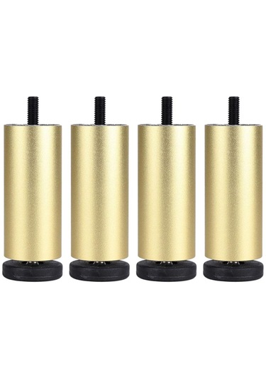 Suntek 4 Adet Alüminyum Alaşımlı Mobilya Altın-18cm Çok Renkli