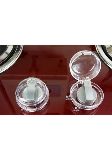 Portakal Safety Ocak / Gaz Düğmesi Güvenlik Kapağı 4'lü