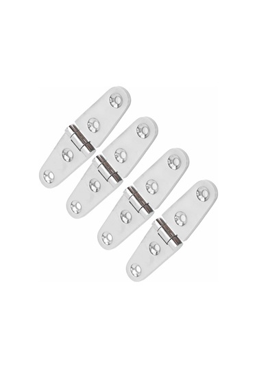 Lemestar 316 Paslanmaz Çelik Gemi Lukuk Menteşesi, 103mmx27mm, Dayanıklı, Kurşun Direnci, Kolay Kurulum, 4 Adet, Yat/fiberglas Yat Uygun