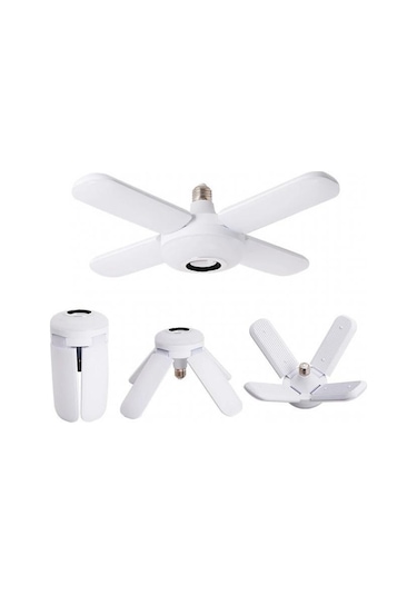 RGB Led Yapraklı Bluetooth Renkli Müzik Lambası Katlanır Ampül Ku