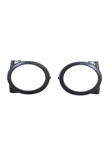 Dianziye Bmw 3 Serisi E46 M3 2000-2005 İçin Sol-sağ Tek Delik Bulbik Lambası Çerçeve Seti - Dayanıklı Plastik, Kolay Kurulum,  Uyumlu -