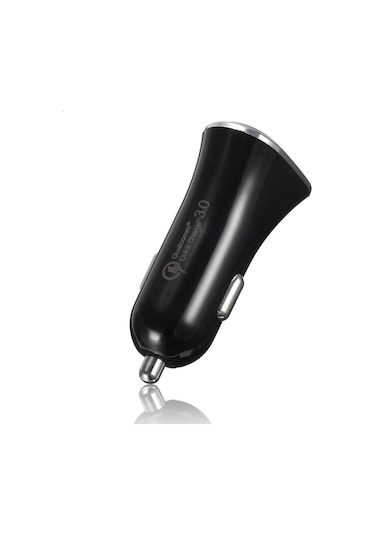 Yeniled Hızlı Şarj 3.0 Usb Voiture Chargeur Rapide Adaptateur Pr Telefon Mp4 - Siyah - Siyah Siyah