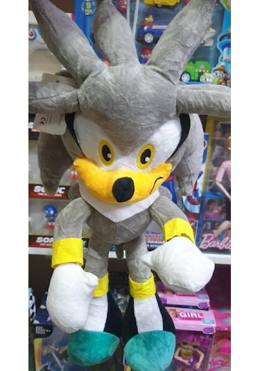 Orijinal Ithal Kumaş Sonic Peluş Oyuncak 40 Cm Shadow Echidnagri
