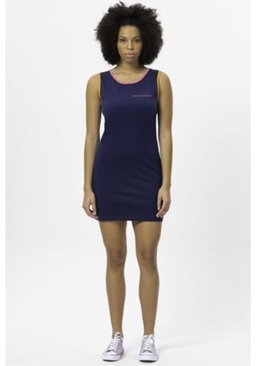 Over-Q Benetton Elbise-Lacivert