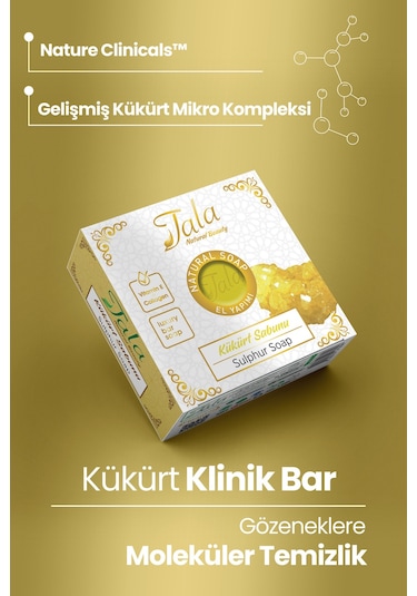 Tala Kükürt Sabunu Cilt Ve Yüz Temizleyici Arındırıcı Kükürtlü Sabun 150 G
