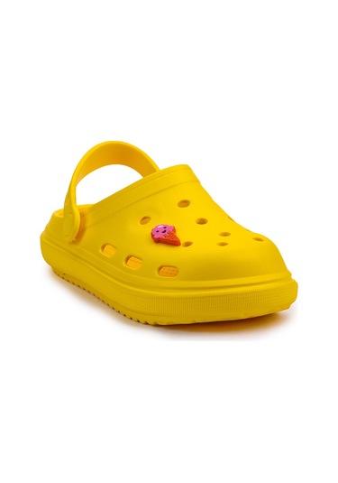 Kiko Kids Eva Plaj Havuz Okul Kreş Kız Çocuk Terlik Twg 755 Sarı