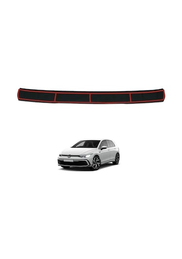 Volkswagen Golf 8 Ferrous Arka Tampon Üstü Koruyucu 2021 Ve Üstü