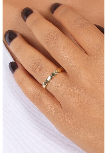 Fiyonk Kuyumculuk 14 Ayar Altın Petek Yüzük 001