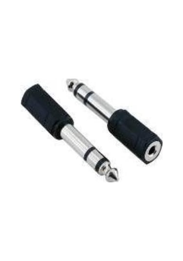 Electroon 3.5 MM Stereo Giriş - 6.3 MM Dönüştürücü Fiş 5 Adet
