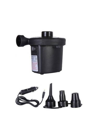Araba Oto 12 V 3 Nozullar Şişme Hava Emme Pompası Elektrikli Kompresör Aksesuarı