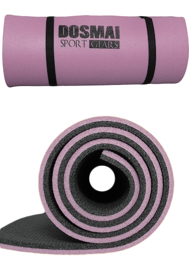 16 Mm Taşıma Askılı Çift Taraflı Iki Renk Kamp Pilates Minderi L Lila