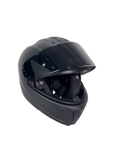 Sway Sw 919 Çene Açılır Kask Mat Siyah