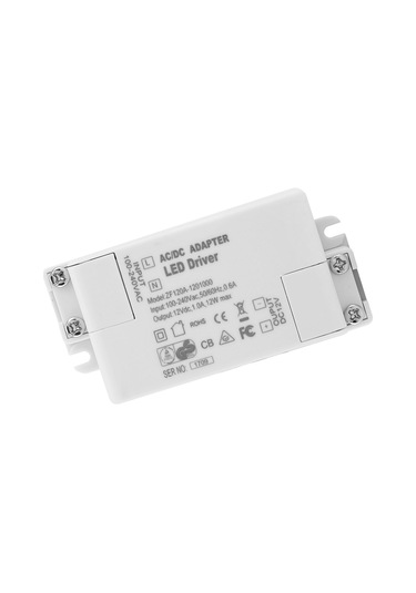 Vkemall 12v Dc Led Sürücü, Ac 100-240v'dan Dönüştürücü, 24w, Mr11/g4/mr16/gu5.3 Uyumlu, Kısa Devre Ve Aşırı Yük Korumalı