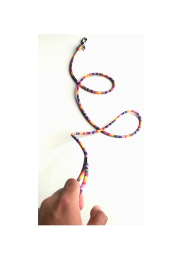 Glax Tools Kedi Köpek Gezdirme İpi Tasma Halatı 150 CM Çok Renkli