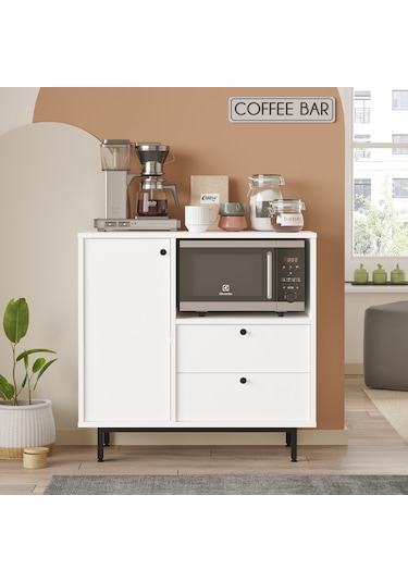 Robin Home Mocha Kahve Köşesi Çok Amaçlı Dolap Mutfak Dolabı Beya