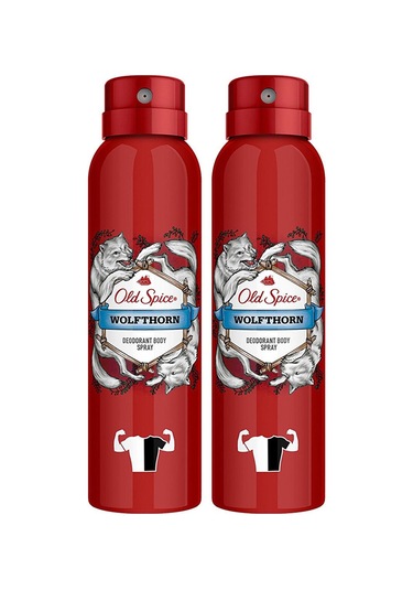 Old Spice Wolfthorn Deodorant Sprey 2 x 150 ML