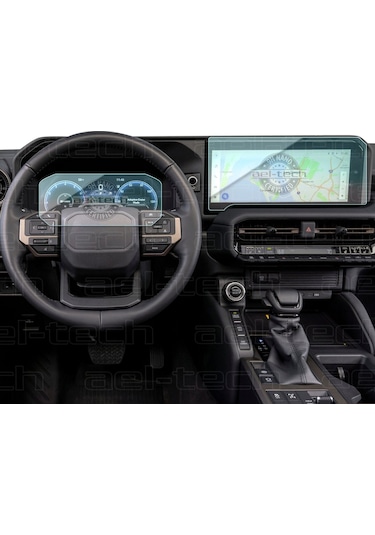 Toyota Land Cruiser Uyumlu Dijital Gösterge Ve Navigasyon 9h Nano Ekran Koruyucu 2 Li Set 2024/2025