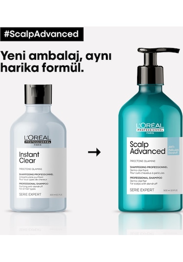 L'Oréal Professionnel Serie Expert Scalp Advanced Kepek Karşıtı Profesyonel Şampuan 500 ML
