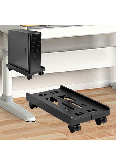 Homyl Cpu Tutucu Standı Masa Altında Ev Ofis Oyun Pc'si Siyah