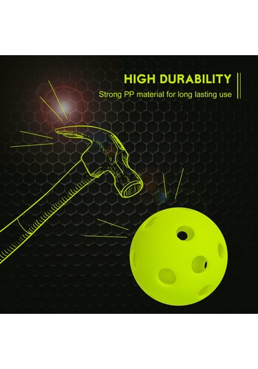 Geeksen 6 Adet Yeşil 72mm Pp Malzeme İç Mekan Pikle Topu Seti