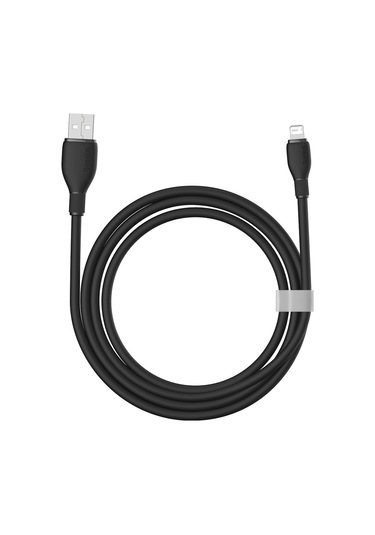 Baseus Pudding Serisi 2.4a Usb - 8 Pin Hızlı Şarj Veri Kablosu, Uzunluk:2m