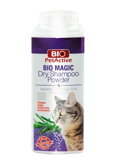 Bio Petactive Lavanta ve Biberiye Dry Shampoo Kedi Şampuanı 150 G