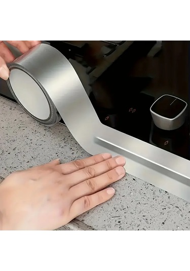 Alüminyum Soba Boru Bandı Yüksek Sıcaklığa Ve Sızdırmazlığa Dayanıklı 45x20mt