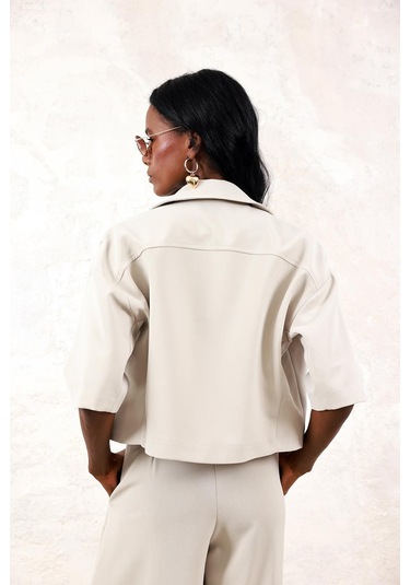 Taş Gabardin Ceket 130983 Taş