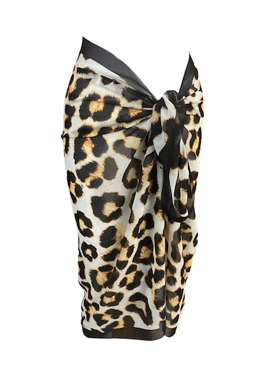 Tarzını Seç Pareo Leopar Desenli 150x95 Cm Çok Renkli