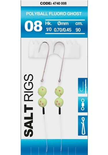 Polyballfluroghost Iki Iğneli Deniz Takımı  1/0