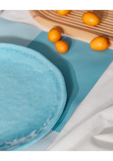 Madame Coco Mady 6 Kişilik 18 Parça Yemek Takımı - Turkuaz Yeşil