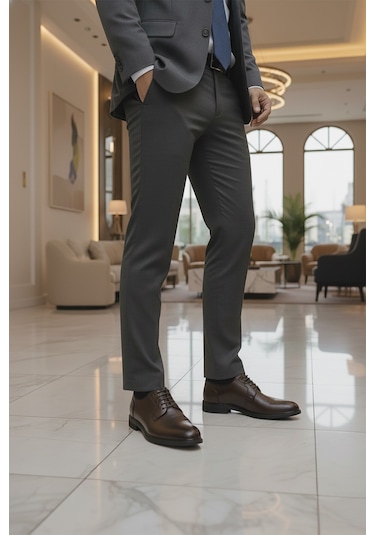 İnci Incı Perle 5pr Kahverengi Erkek Klasik Ayakkabı 000000000102042131 Kahverengi