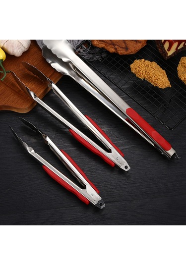 Xiyyadms 22cm Çelik Gıda Kırpıcı, Isıya Dayanıklı, Anti Kayma, Barbekü, Bufet, Steak İçin Ev Ofis Mutfak Gereci Diğer