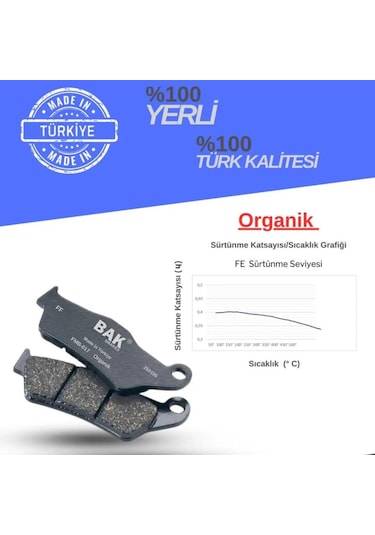 Honda Cbr 650 F Bak Arka Fren Balata Ibk0185