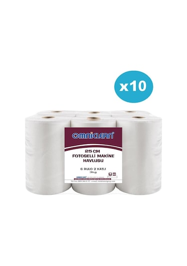 Omniclean Enmotion Fotoselli Kağıt Havlu 10 x 6'lı 25 CM