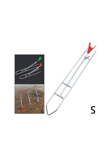 Homyl Katlanabilir Olta Kutup Tutucu Ayarlanabilir Katlanır 38cm