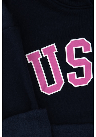 U.s. Polo Assn. Kız Çocuk Lacivert Sweatshirt 50317890-vr033 Lacivert