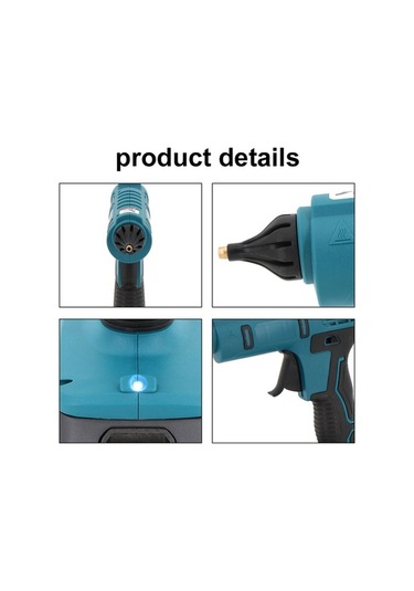 Dancemonkey Profesyonel Kablosuz Sıcak Tutkal Makinesi, Taşınabilir Şarj Edilebilir El Sanatl Tabancası