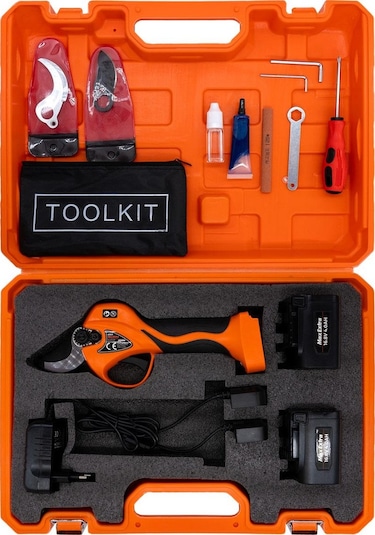 Max Extra MX8035 6.8V 4.0 Ah Şarjlı Budama Makası + Çift Akülü