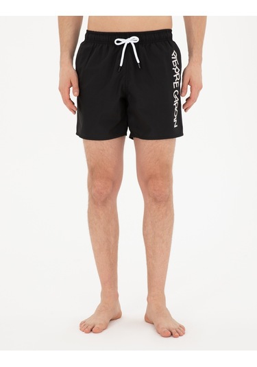 Pierre Cardin Erkek Siyah Deniz Şortu 50289011-vr046 Siyah
