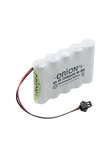 Orion 6 V 2200 mAh AA Kablolu Şarjlı Pil
