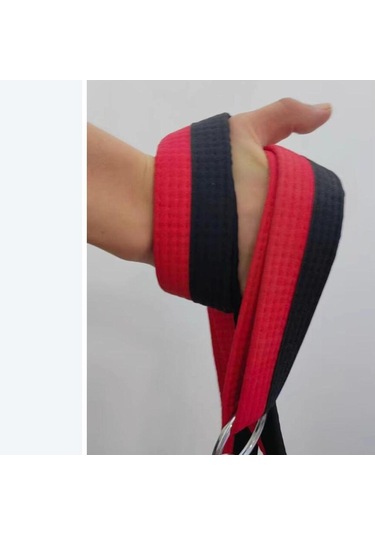 Suntek Kol Güreşi Eğitim Kayışı Siyah-ve-kırmızı-kayış