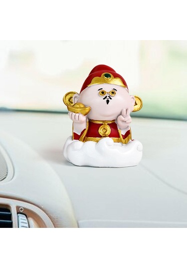 Suntek Çin Figürleri Heykel Dekorasyonu Zenginlik-tanrısı